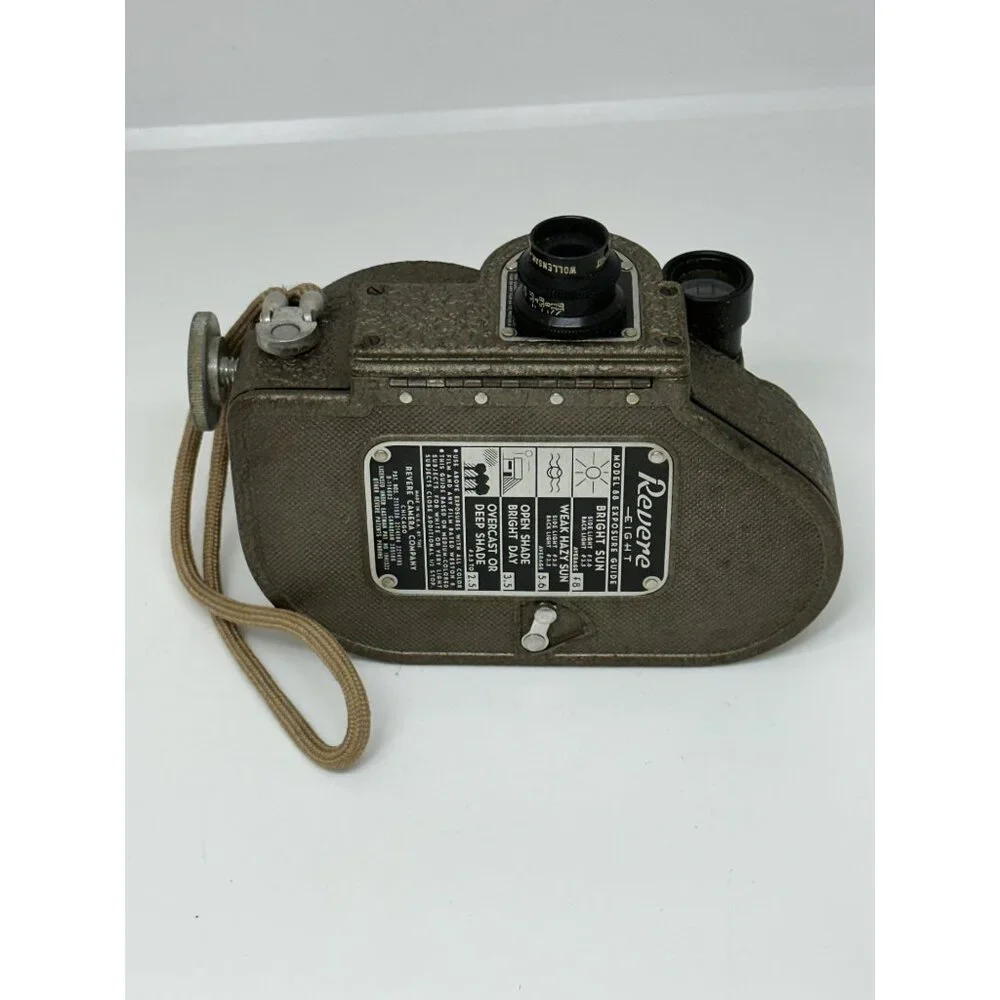 VTG 1940 Revere Eight Model 88 8mm Movie Turret Cine Camera Film Collectible USA - Picture 7 of 10